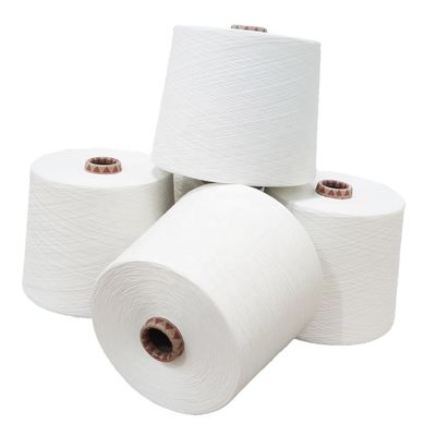 50% ビスコース 50% ポリエステル Ne 50/1 シロ スプーン ヤーン AB ヤーン 繊維生産に最適