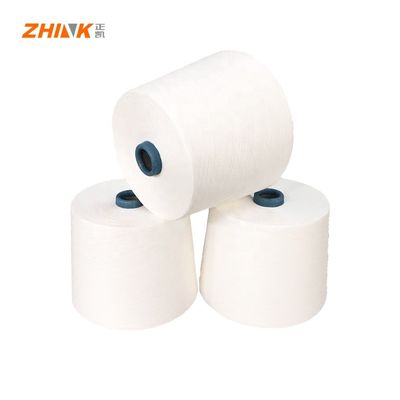 ZまたはS Twist Directin 50% カチオン化染色性ポリエステル 35% バンブー 15% シルク Ne30S 糸