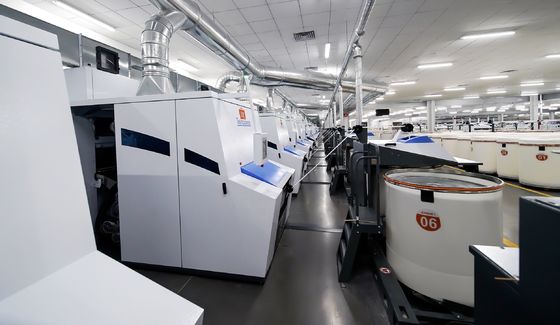 リサイクルポリエステル ビスコースミックス ハイトウィスト 原糸 835TPM