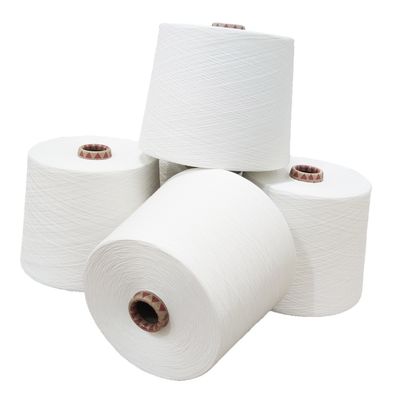70% リオセル 30% ウール 原料 パターン Ne42/1 シロ コンパクトヤード